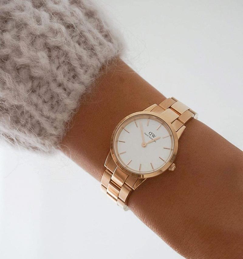 Daniel Wellington Iconic Link Pink Women's Watch